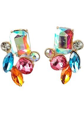 🌸Bijoux Bloom AB Multicolor Gemstone Earrings